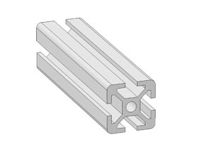 Alu profile 20 x 20 groove 5