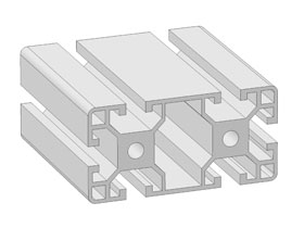 Alu profile 40 x 80L