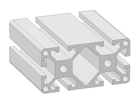 Alu profile 40 x 80N