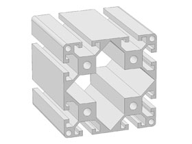 Alu profile 80 x 80L