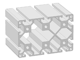 Alu profile 80 x 120N
