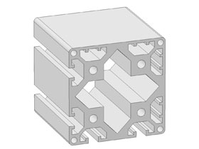 Alu profile 80 x 80L - 4N90