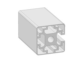 Alu profile 45 x 45L - 3N