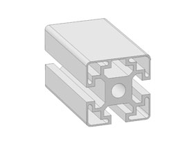 Alu profile 45 x 45L - 1N