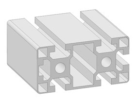 Alu profile 45 x 90L - 1N