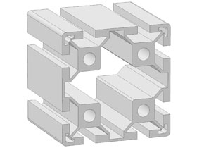 Alu profile 90 x 90L