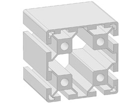 Alu profile 90 x 90L - 2N