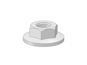 Flange nut M8