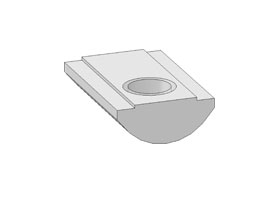 Sliding block 10 - M5