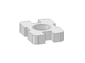 Insert nut 8E/8/10 - M8