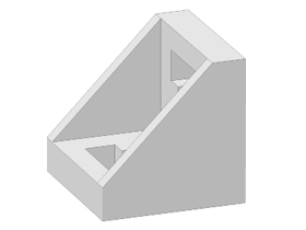 Bracket 45 x 45, luxury
