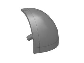 Round cover for XYZ bracket 30