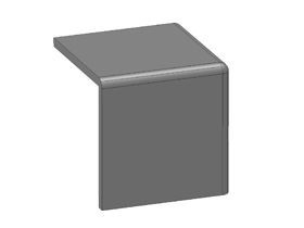 Square cover for XYZ bracket 30