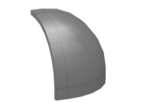 Round cover for XYZ bracket 45