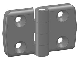 Design hinge 40 x 40