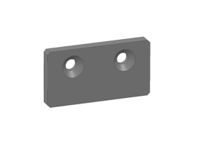 Stop plate 32 x 60 x 6