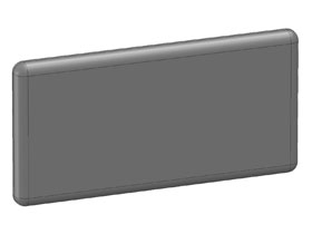 Cover cap 40 x 80