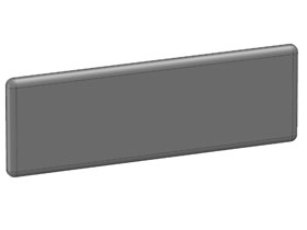 Cover cap 40 x 120