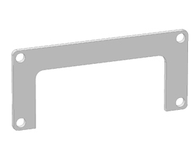 Cover cap for sliding profile 80/120