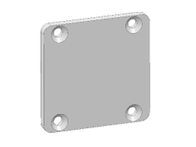 Cover cap cable duct 40 x 40