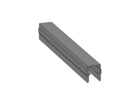 Cover profile groove 5, L=2 m