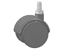 Double wheel diam. 50, M8 x 12