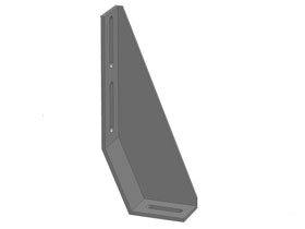 Foundation bracket 210, right