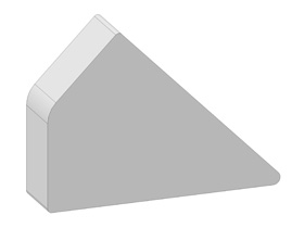 45 gr stairs support angle