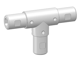 Railing clamp WIT40 - 90 deg. T-angle