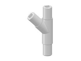 Railing clamp WIT40-45 - T-corner