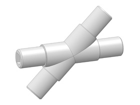 Railing clamp KI40-45 - Cross
