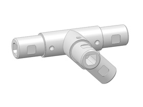 Railing clamp WIT40H-45L