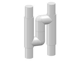Railing clamp TSI40 Left