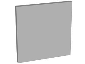HPL 10 mm, black, light structure