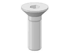 Countersunk head screw DIN 7991 ZP M8 x 25