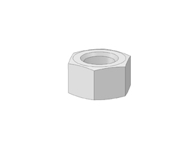 Nut DIN 934 ZP M5