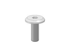 Flat screw ZP M6 x 16