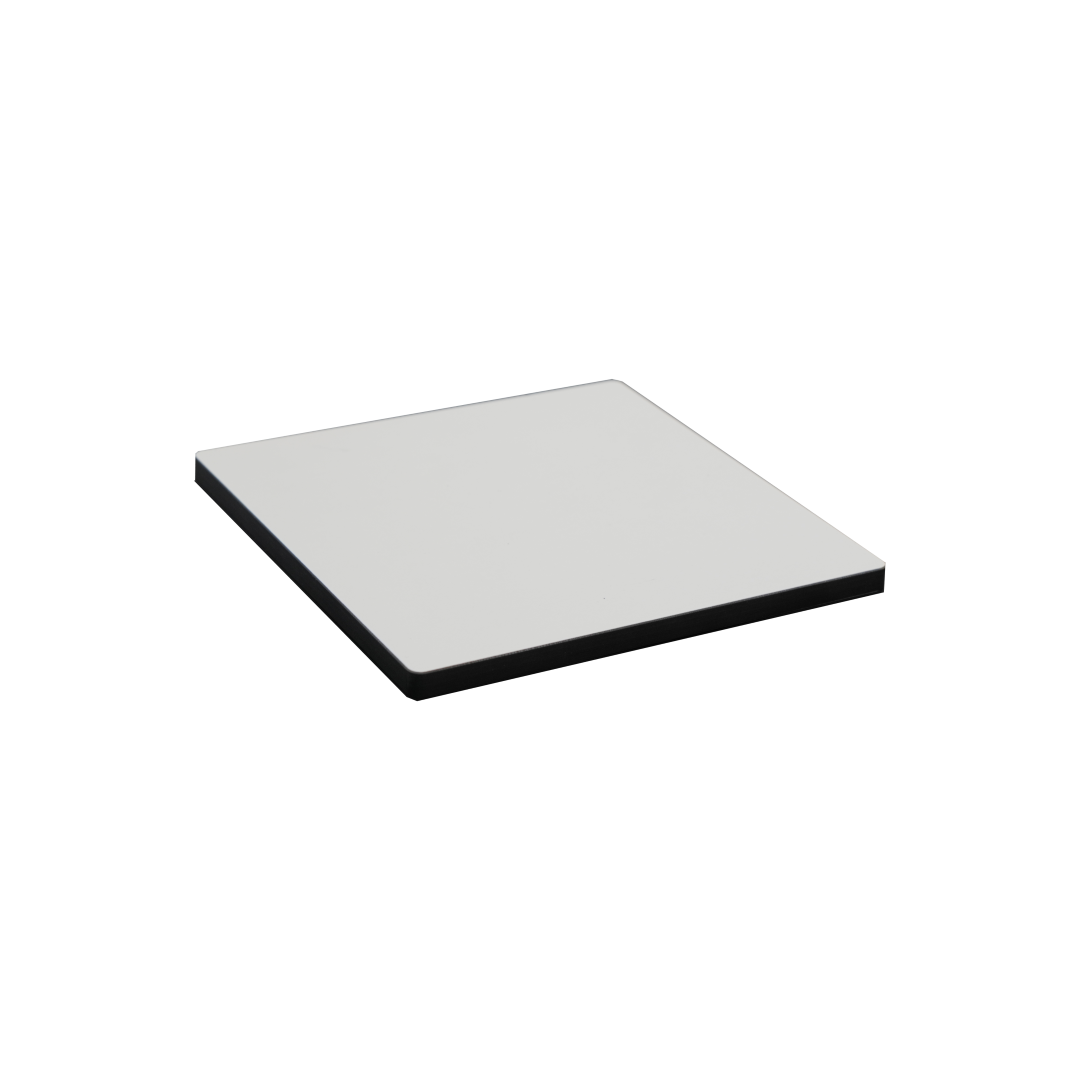 HPL 10 mm, white, light structure