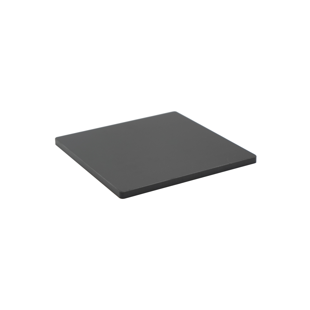 HPL 10 mm, black, light structure