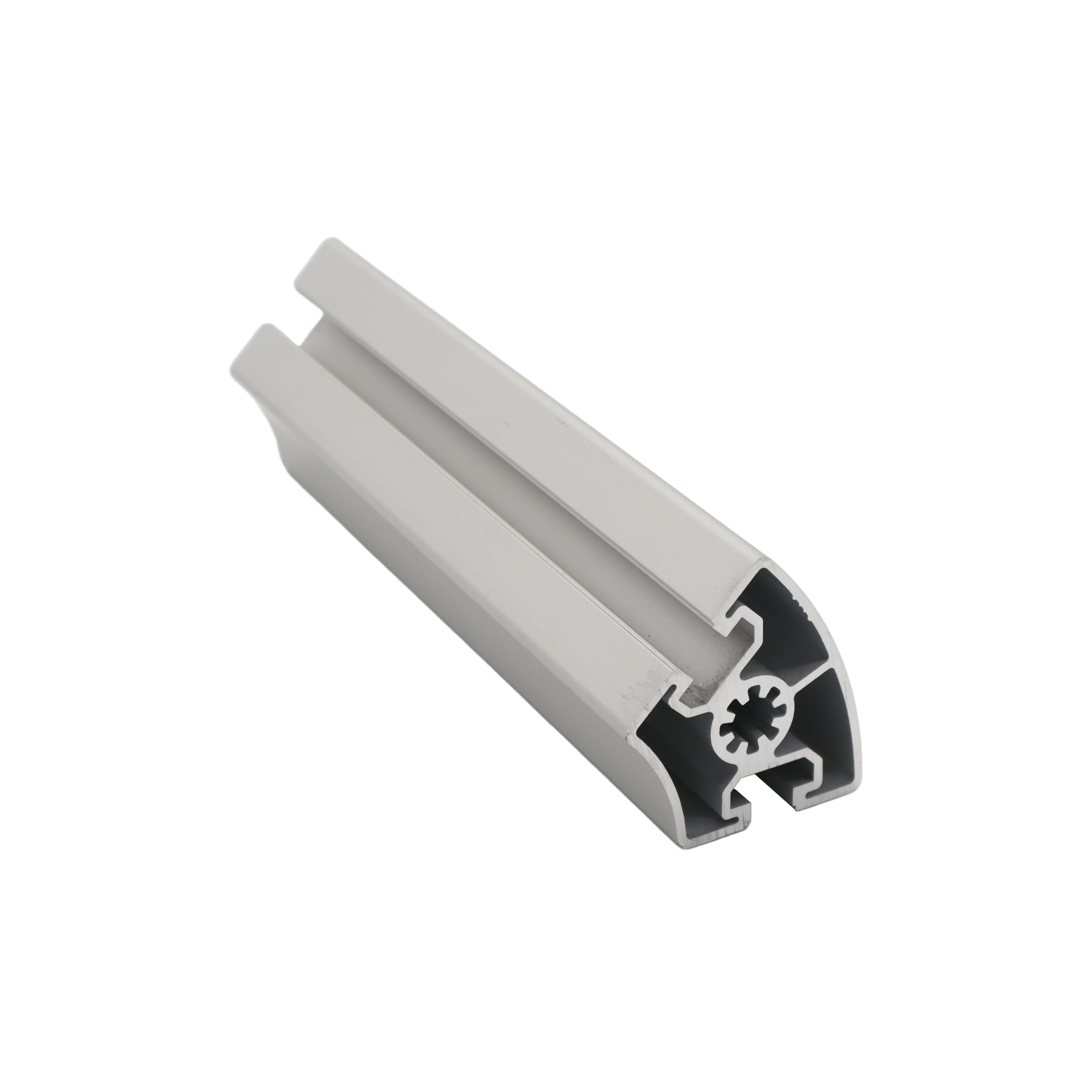 Alu round profile 45 - 45 deg.