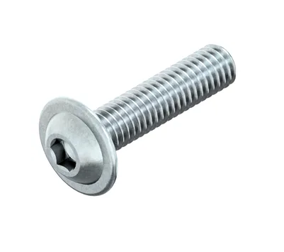 Button head screw with flange M6 x 20