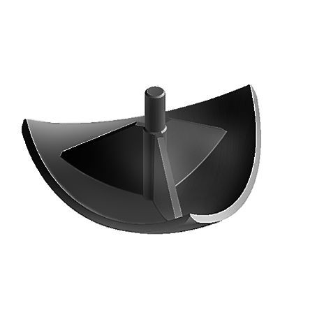 Round cover for XYZ bracket 45