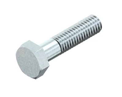Hexagon head bolt DIN 931 ZP 8.8 M6 x 30